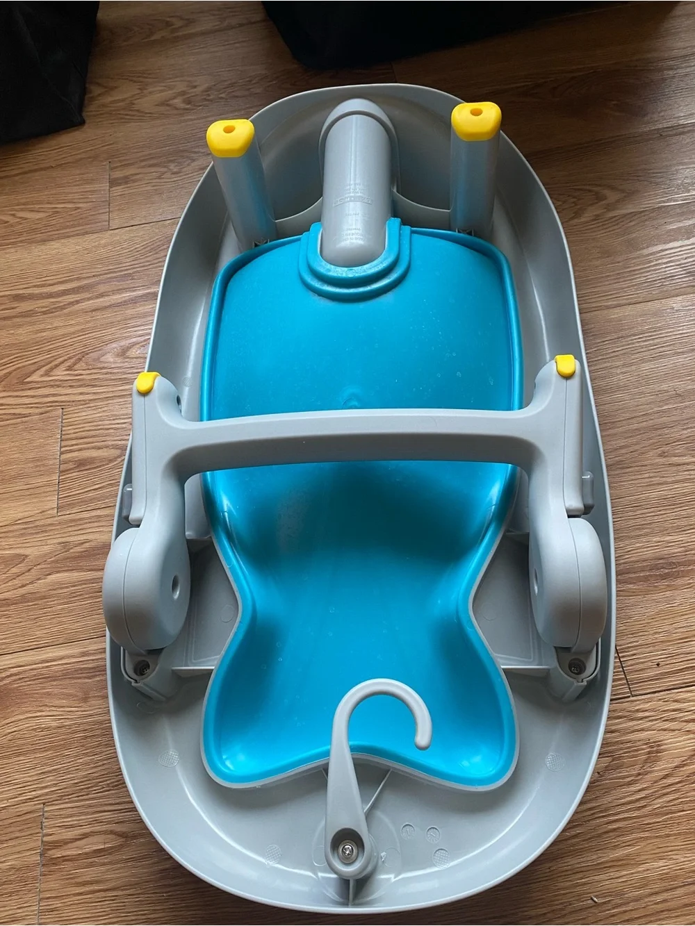 Skip Hop Gray and Blue Moby Recline & Rinse Baby Bather